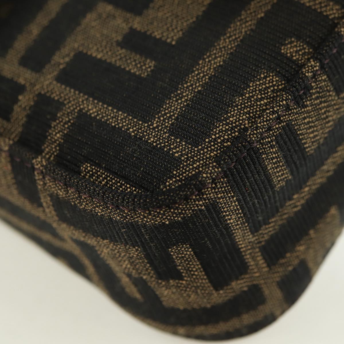 FENDI Zucca Canvas Miniryu FRGMT x POKÉMON Mamma Baguette Black Auth 167247SM