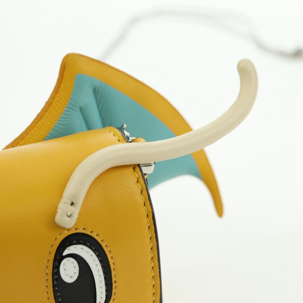 FENDI FRGMT x POKÉMON Mini Mamma Baguette Dragonite Bag Leather Auth 167248SM