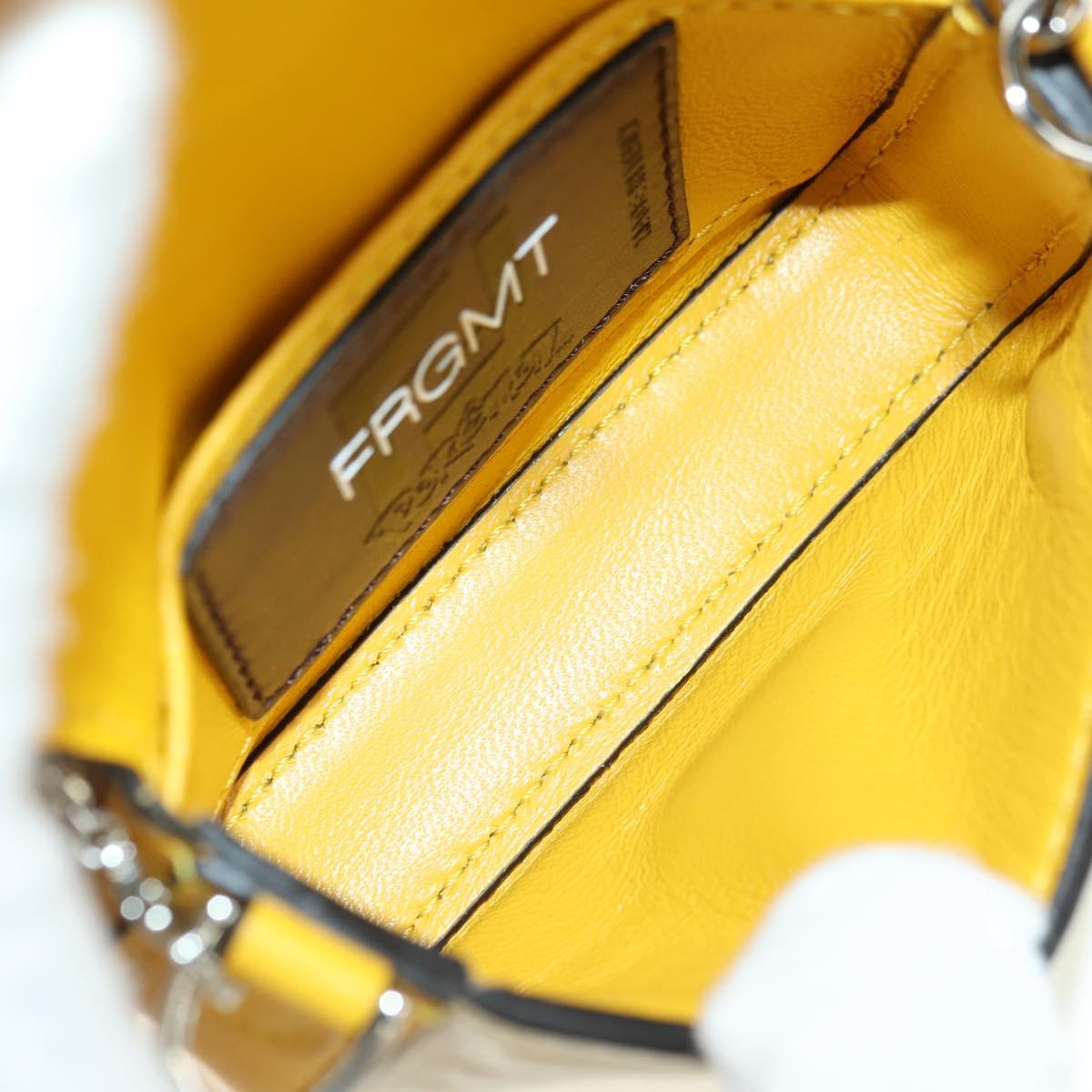 FENDI FRGMT x POKÉMON Mini Mamma Baguette Dragonite Bag Leather Auth 167248SM