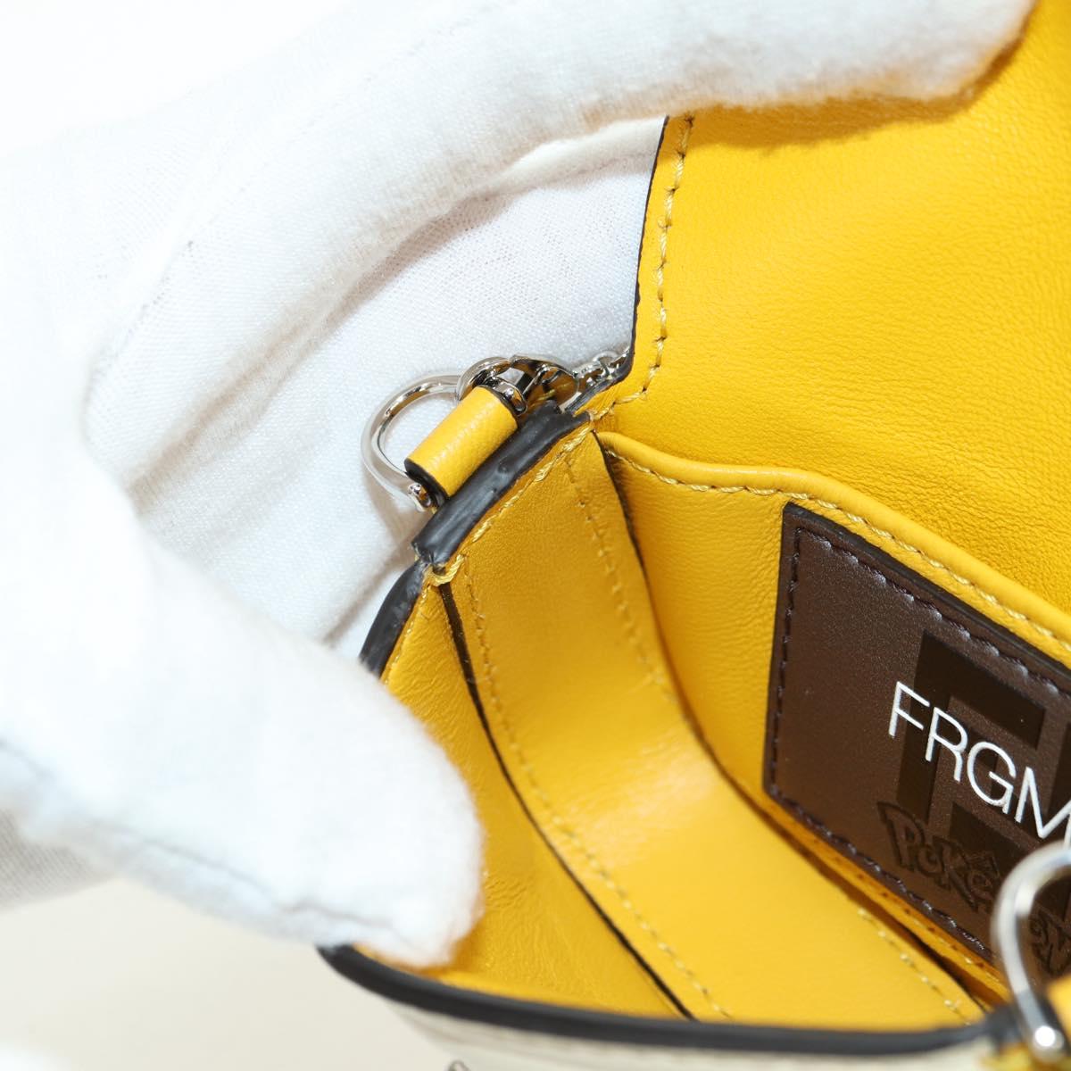 FENDI FRGMT x POKÉMON Mini Mamma Baguette Dragonite Bag Leather Auth 167248SM