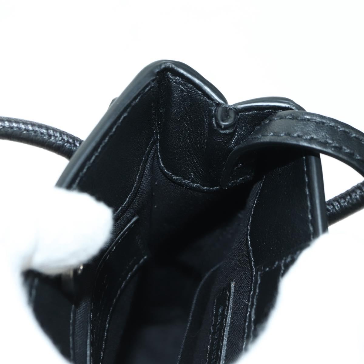 BALENCIAGA × Sanrio Hello Kitty Hand Bag Leather 2way Black 619043 Auth 167250SM