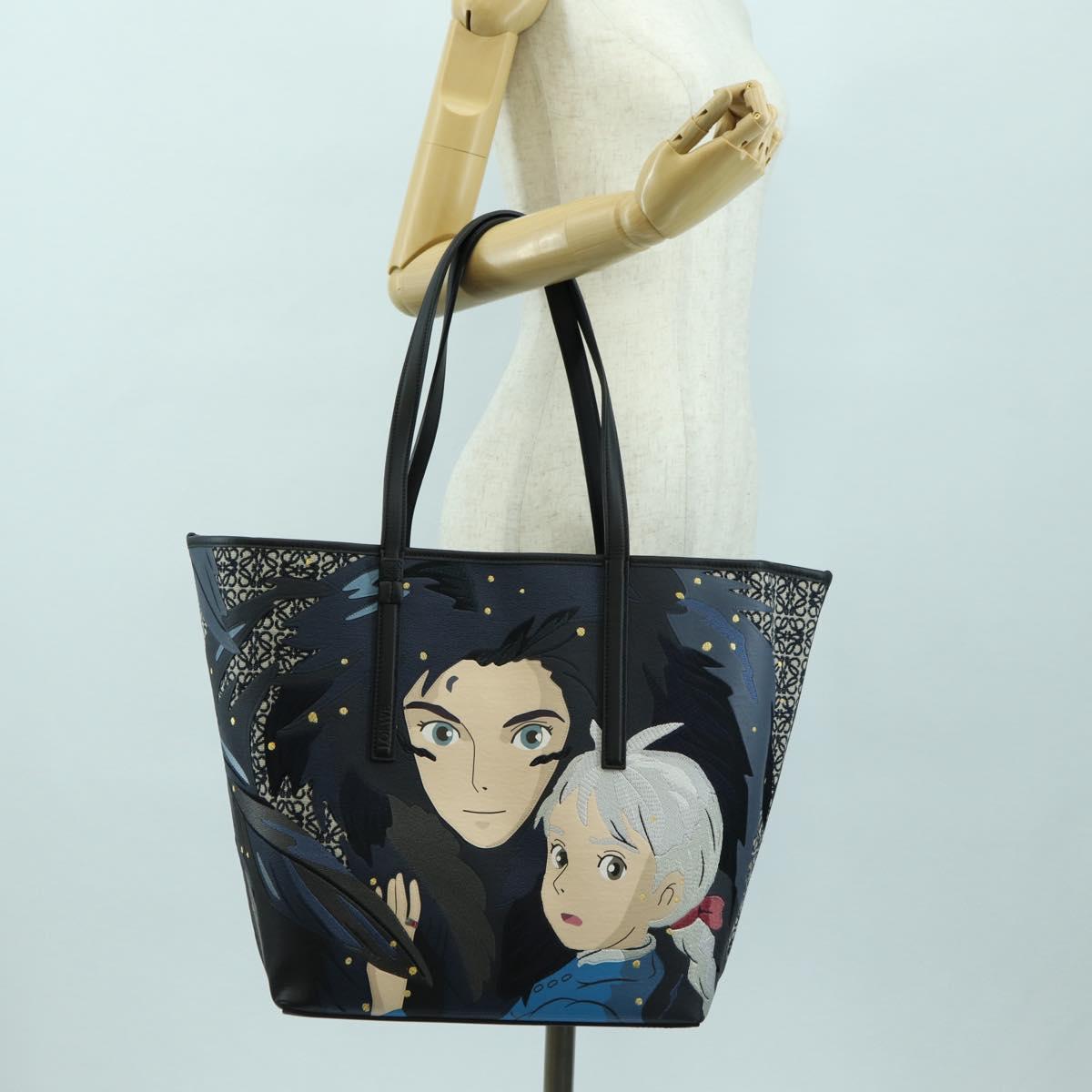 LOEWE × Ghibli Howl's Moving Castle Howl And Sophie Bag Canvas Auth 167253SM