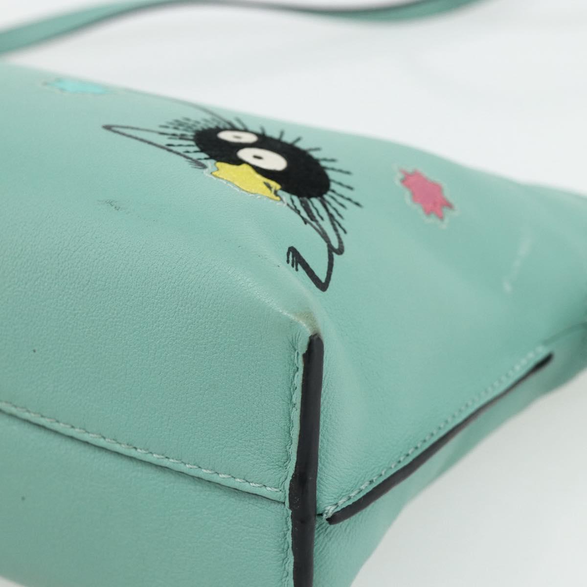 LOEWE × Ghibli Spirited Away Flamenco Clutch Bag Susuwatari Auth 167255SM