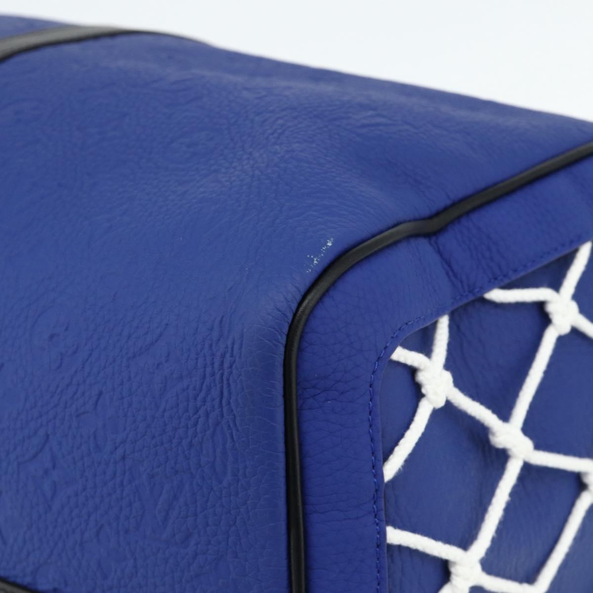 LOUIS VUITTON Monogram LVxNBA Keepall Bandouliere 50 Blue M21105 Auth 167266SM