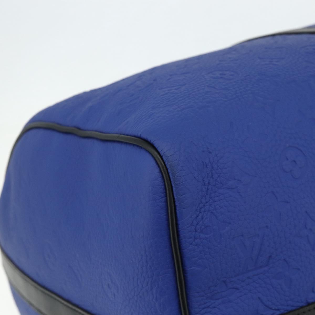 LOUIS VUITTON Monogram LVxNBA Keepall Bandouliere 50 Blue M21105 Auth 167266SM