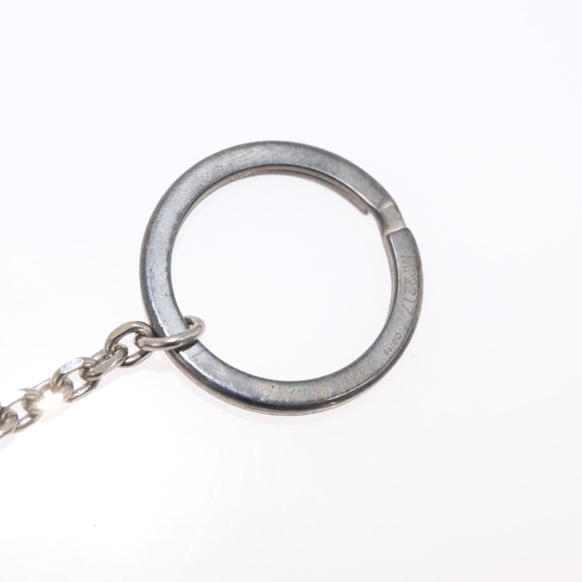 LOUIS VUITTON Monogram Satellite Porte Cles Charm Silver MP2217 LV Auth 167268M