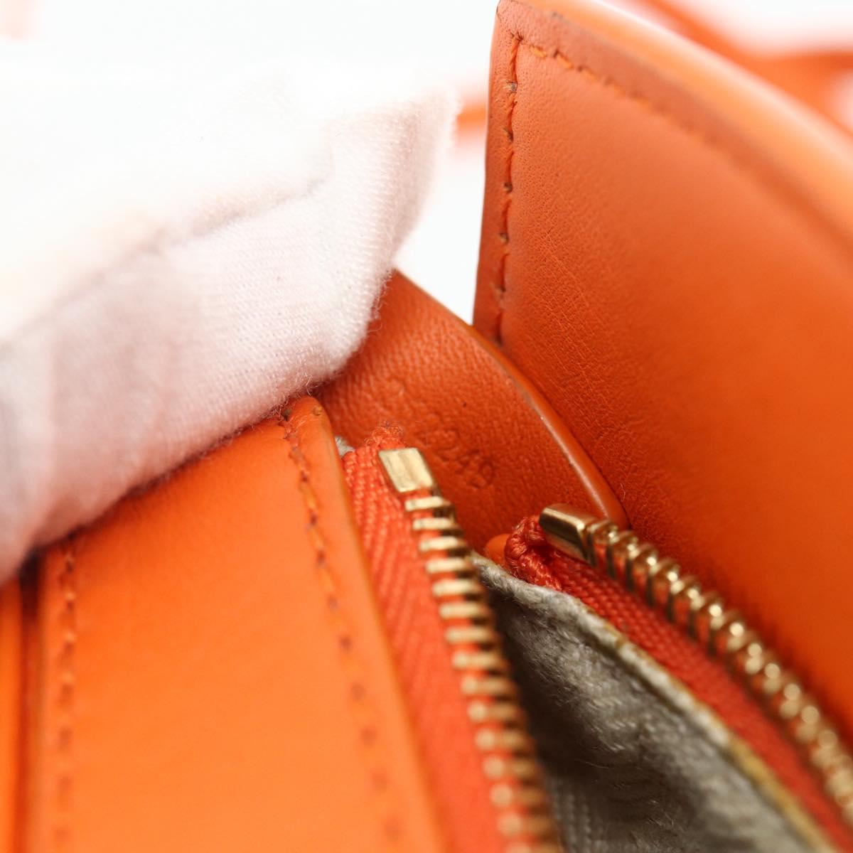 LOEWE × Ghibli Howl's Calcifer Puzzle Mini Leather 2way Orange Auth 167270SM