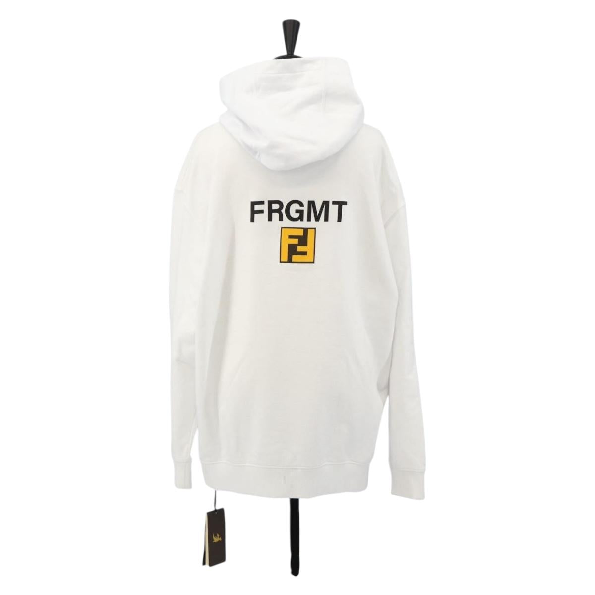 FENDI FENDI x FRGMT x POKÉMON Hoodie Kairyu Cotton XS White Auth 167274SM