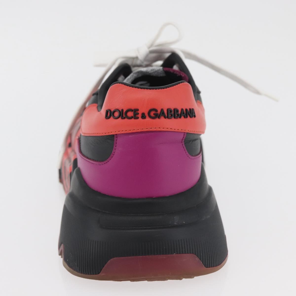 DOLCE&GABBANA D&G x Jujutsu Kaisen Art College Shoes Leather Black Auth 167283A