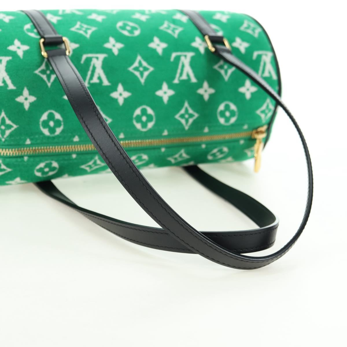 LOUIS VUITTON Monogram Jaguar Papillon 26 Hand Bag Green M46206 LV Auth 167298SM