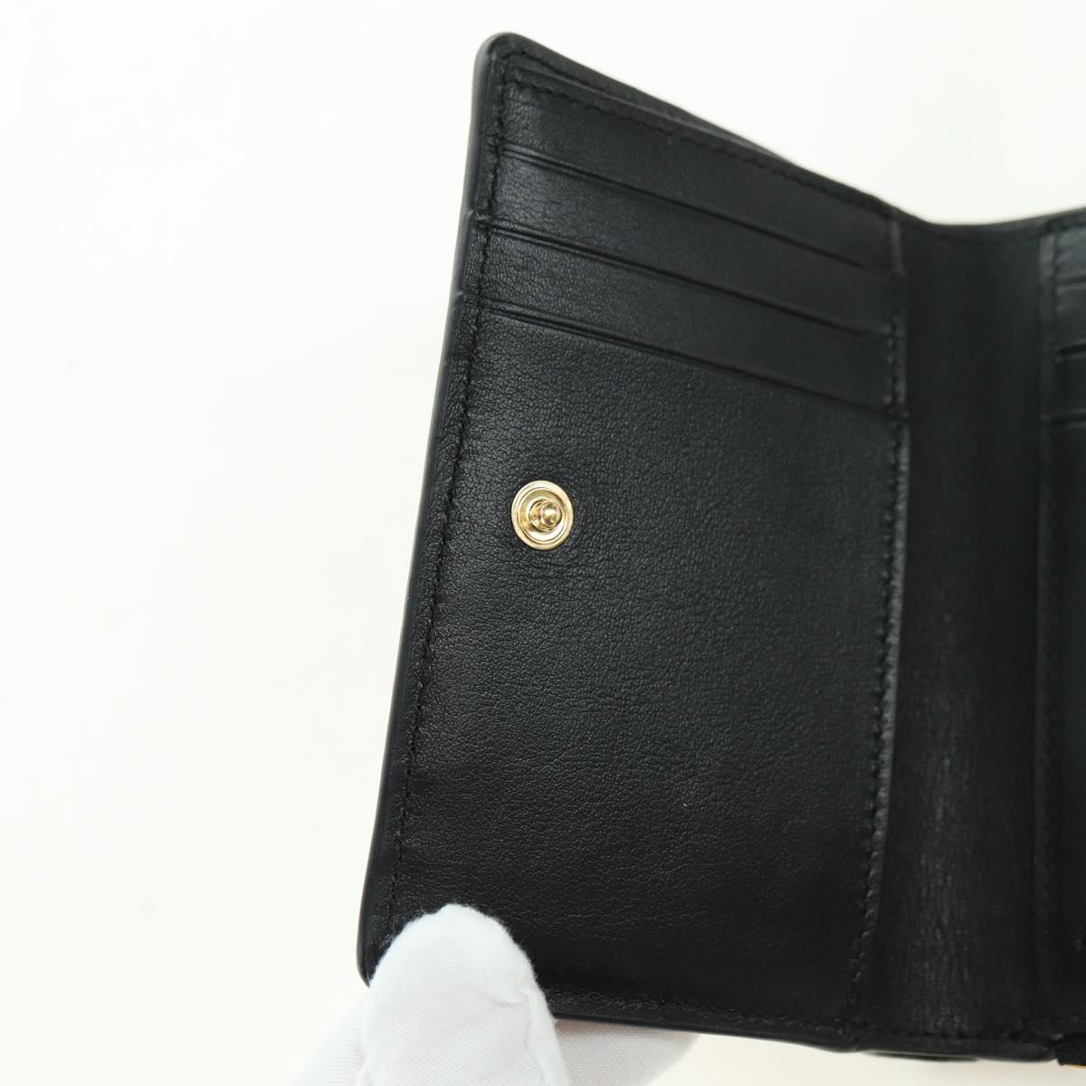 LOEWE × Ghibli Howl's Compact Zip Wallet Calcifer Leather Black Auth 167305SM