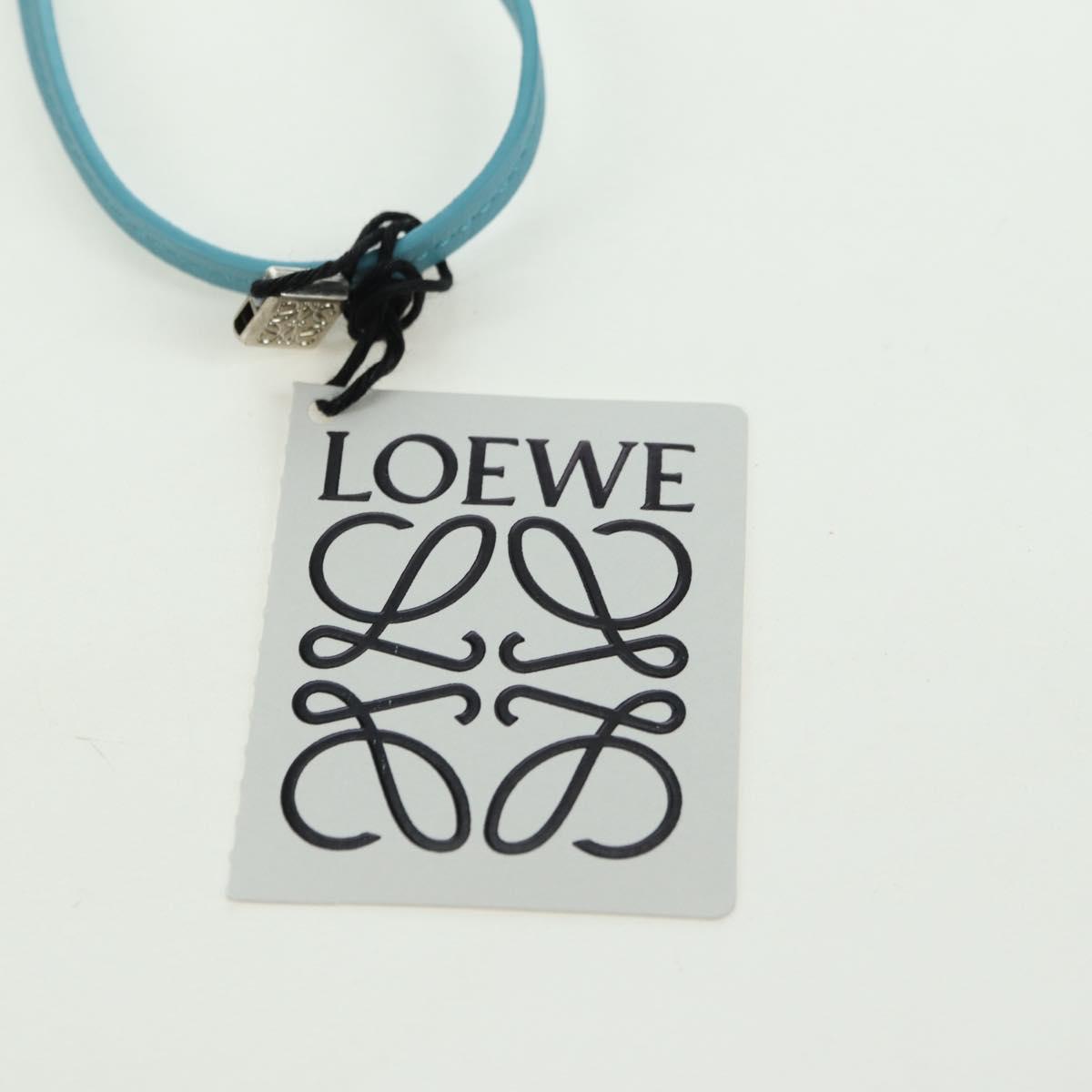 LOEWE ~ Ghibli Howl's Moving Castle Dice Pocket Hin Leather Blue Auth 167311SM
