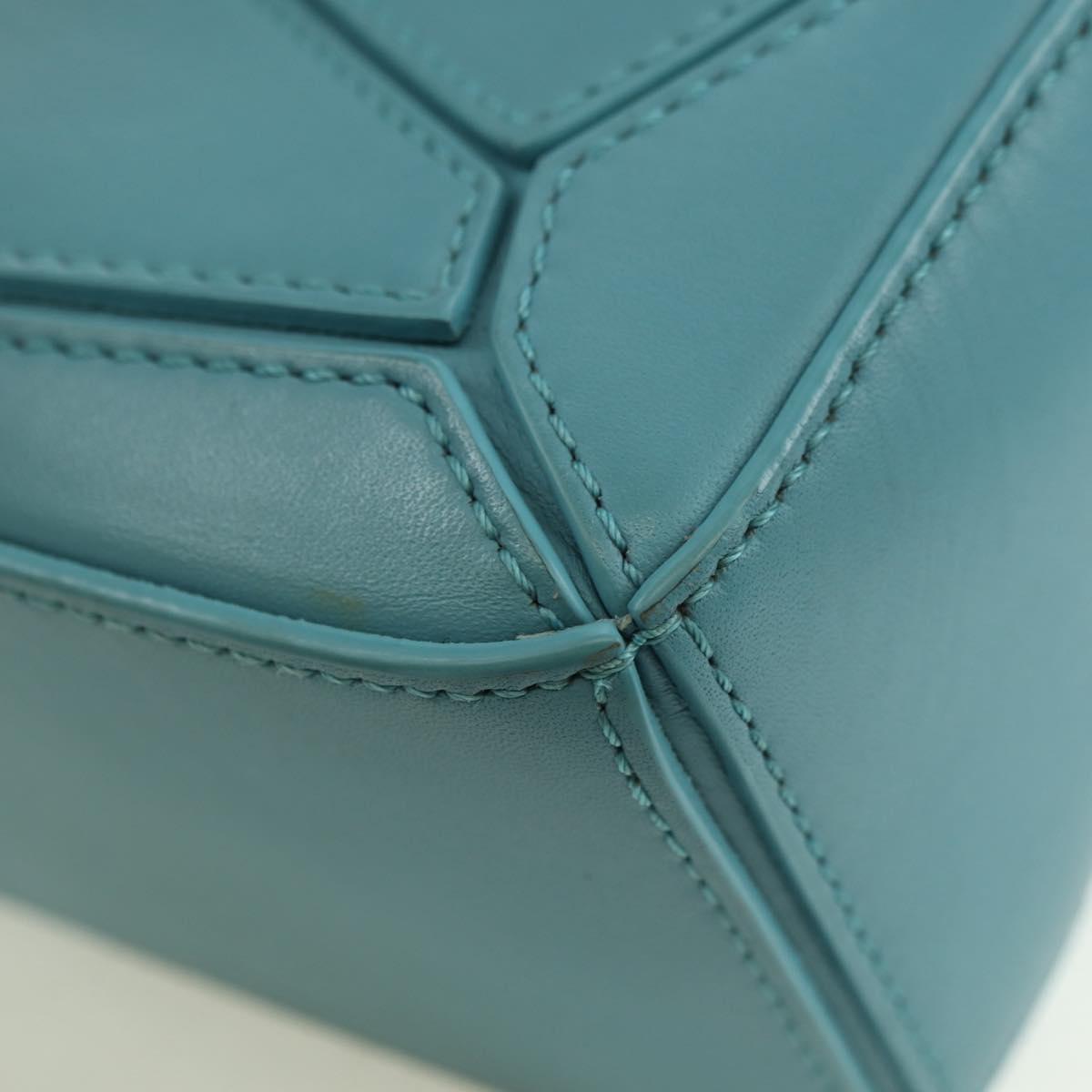 LOEWE × Ghibli Howl's Puzzle Bag Mini Hin Bag Leather 2way Blue Auth 167312SM