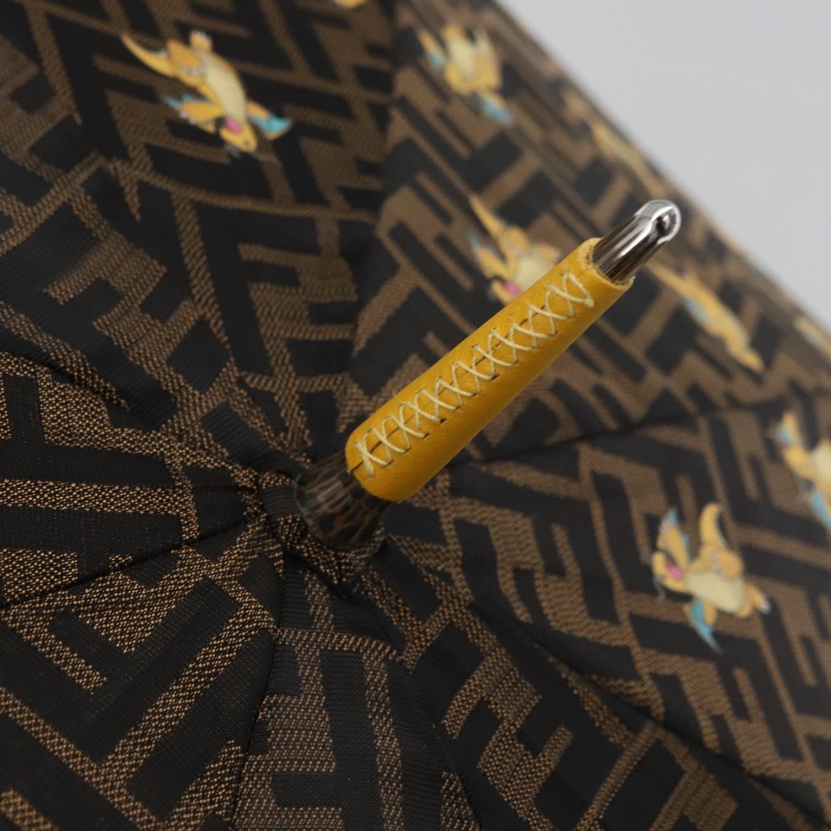 FENDI FENDI x FRGMT x POKÉMON Zucca Canvas Dragonfly Umbrella Auth 167315SM