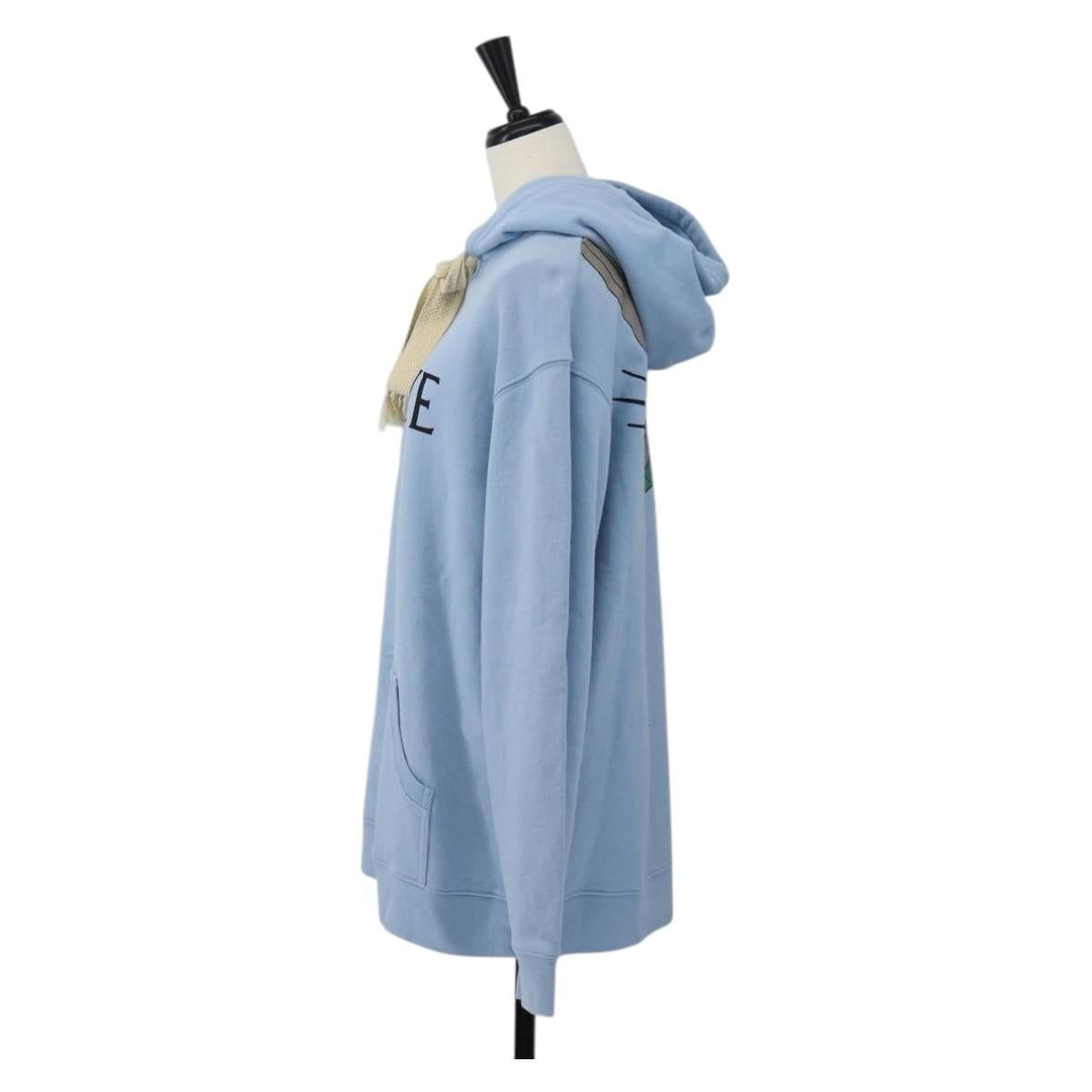 LOEWE LOEWE ~ Studio Ghibli Hoodie Totoro Cotton XS Light Blue Auth 167327M