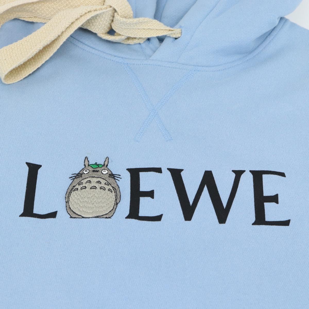 LOEWE LOEWE ~ Studio Ghibli Hoodie Totoro Cotton XS Light Blue Auth 167327M