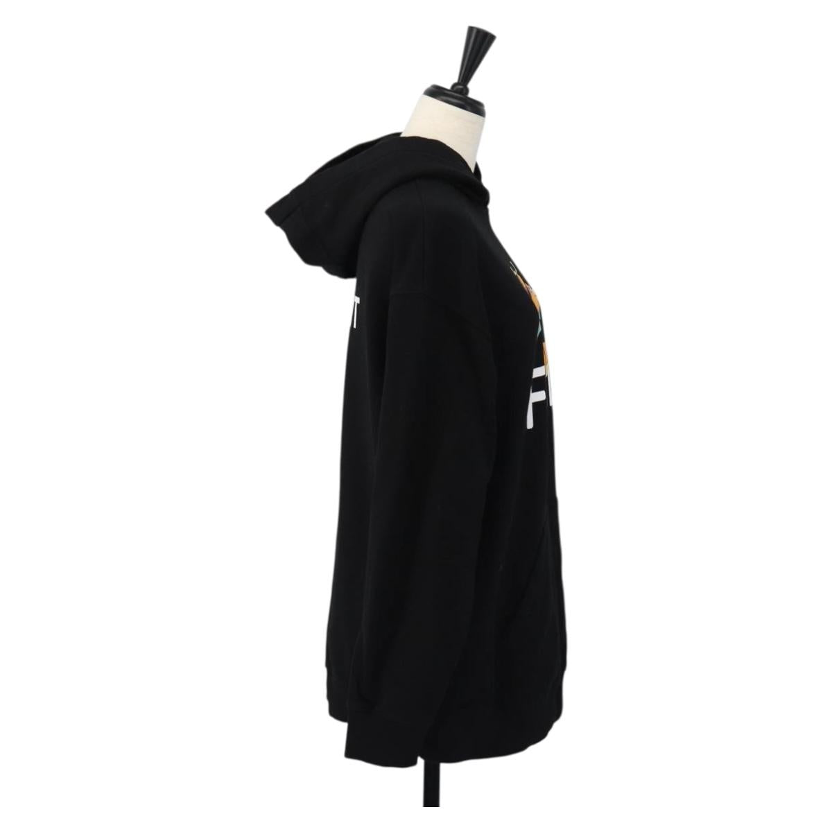 FENDI FENDI x FRGMT x POKÉMON Hoodie Kairyu Cotton XXS Black Auth 167328SM