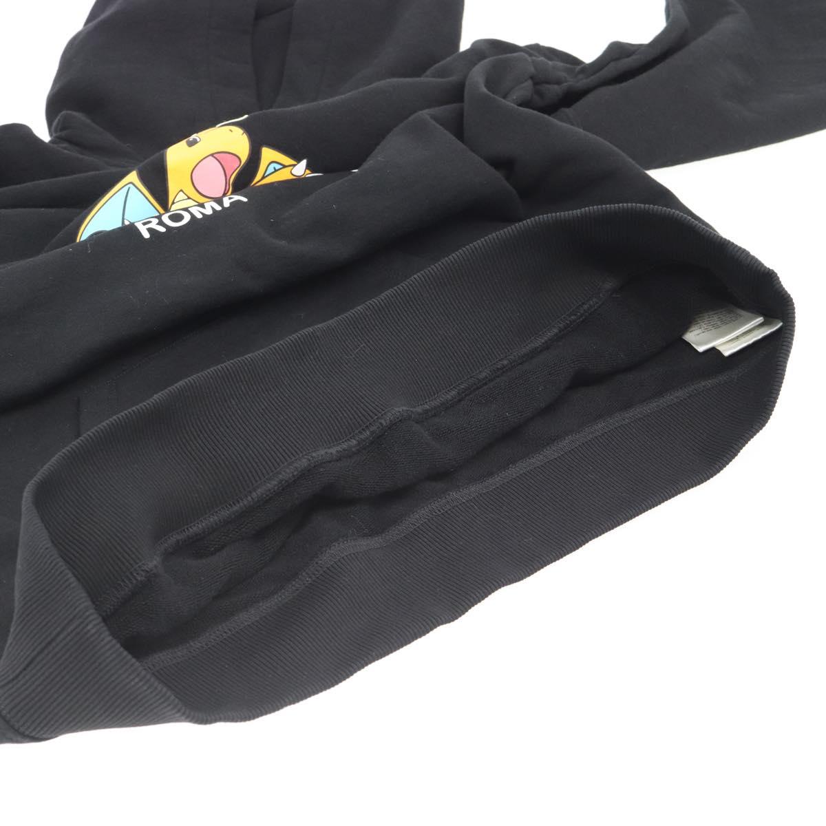 FENDI FENDI x FRGMT x POKÉMON Hoodie Kairyu Cotton XXS Black Auth 167328SM
