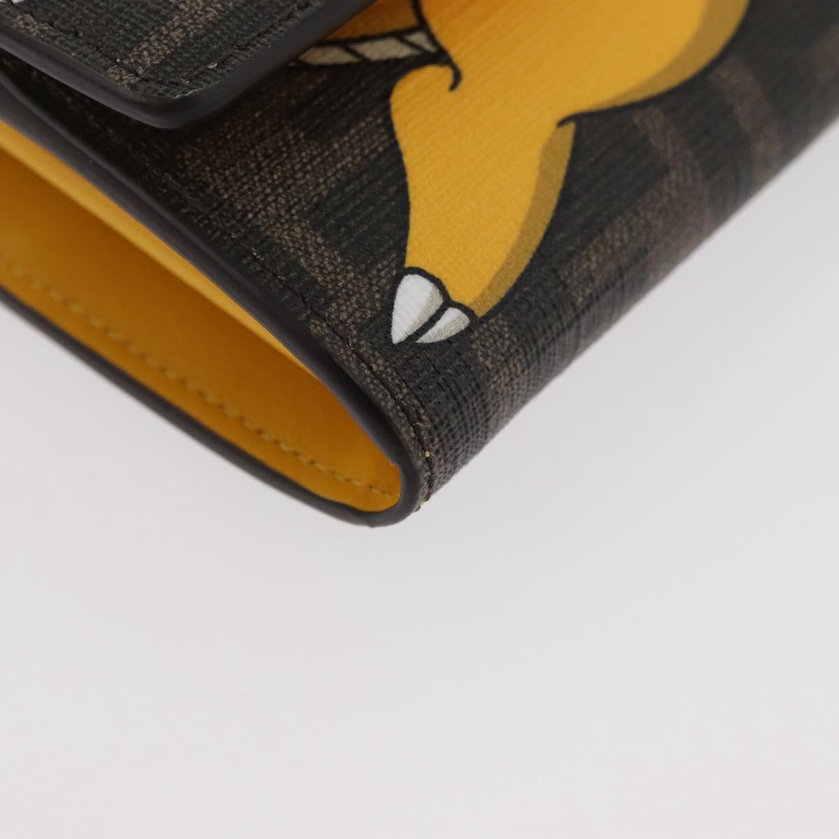 Zucca Canvas FENDI x FRGMT x POKÉMON Chain Shoulder Wallet Kairyu Auth 167330SM