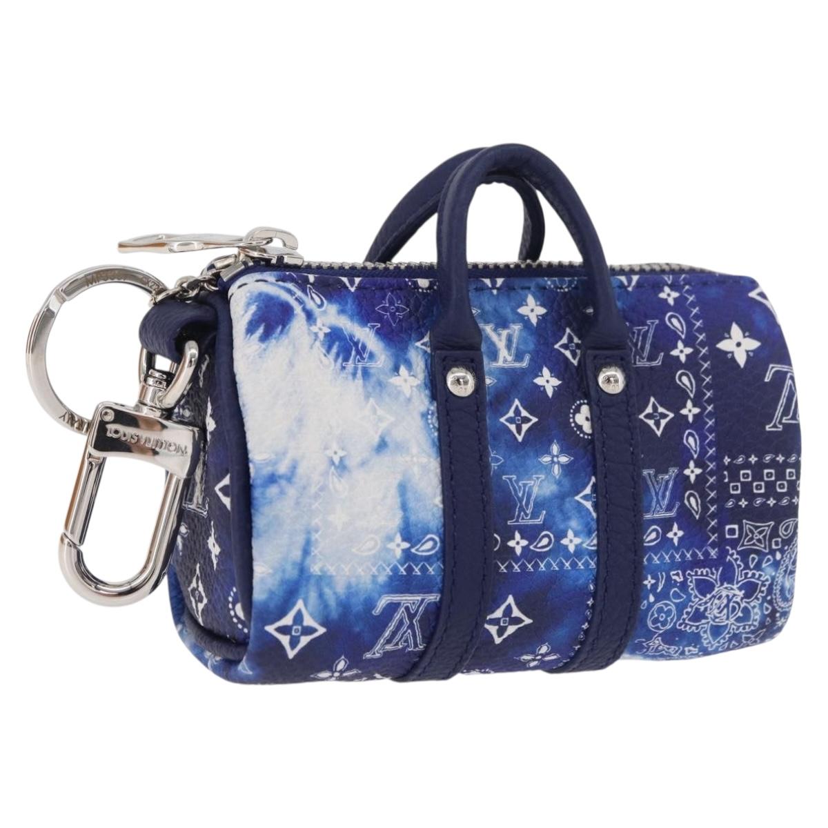 LOUIS VUITTON Monogram Bandana Porte Cles Pouch Bag Charm MP3337 Auth 167351SM