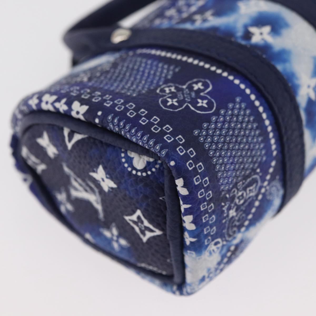 LOUIS VUITTON Monogram Bandana Porte Cles Pouch Bag Charm MP3337 Auth 167351SM