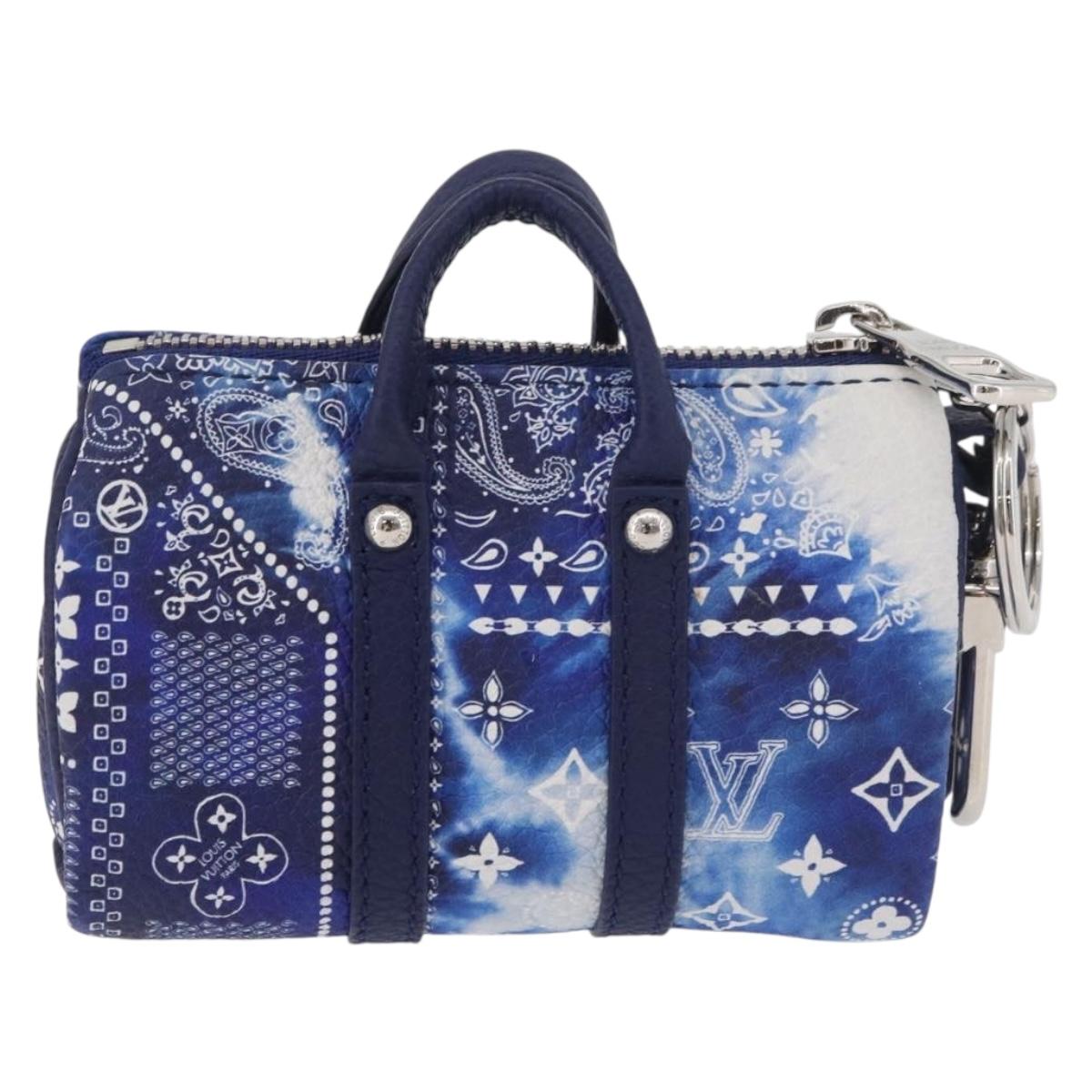 LOUIS VUITTON Monogram Bandana Porte Cles Pouch Bag Charm MP3337 Auth 167351SM