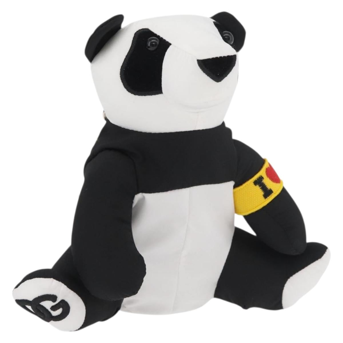 DOLCE&GABBANA D&G x Jujutsu Kaisen Eco Bag Panda Bag Nylon Black Auth 167356SM