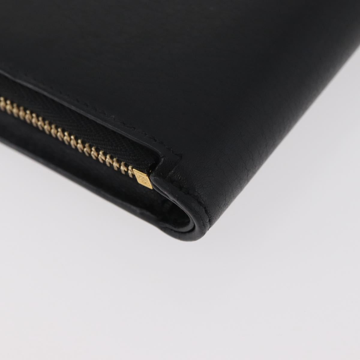 LOEWE × Studio Ghibli Spirited Away Kaonashi Wallet Leather Black Auth 167359SM