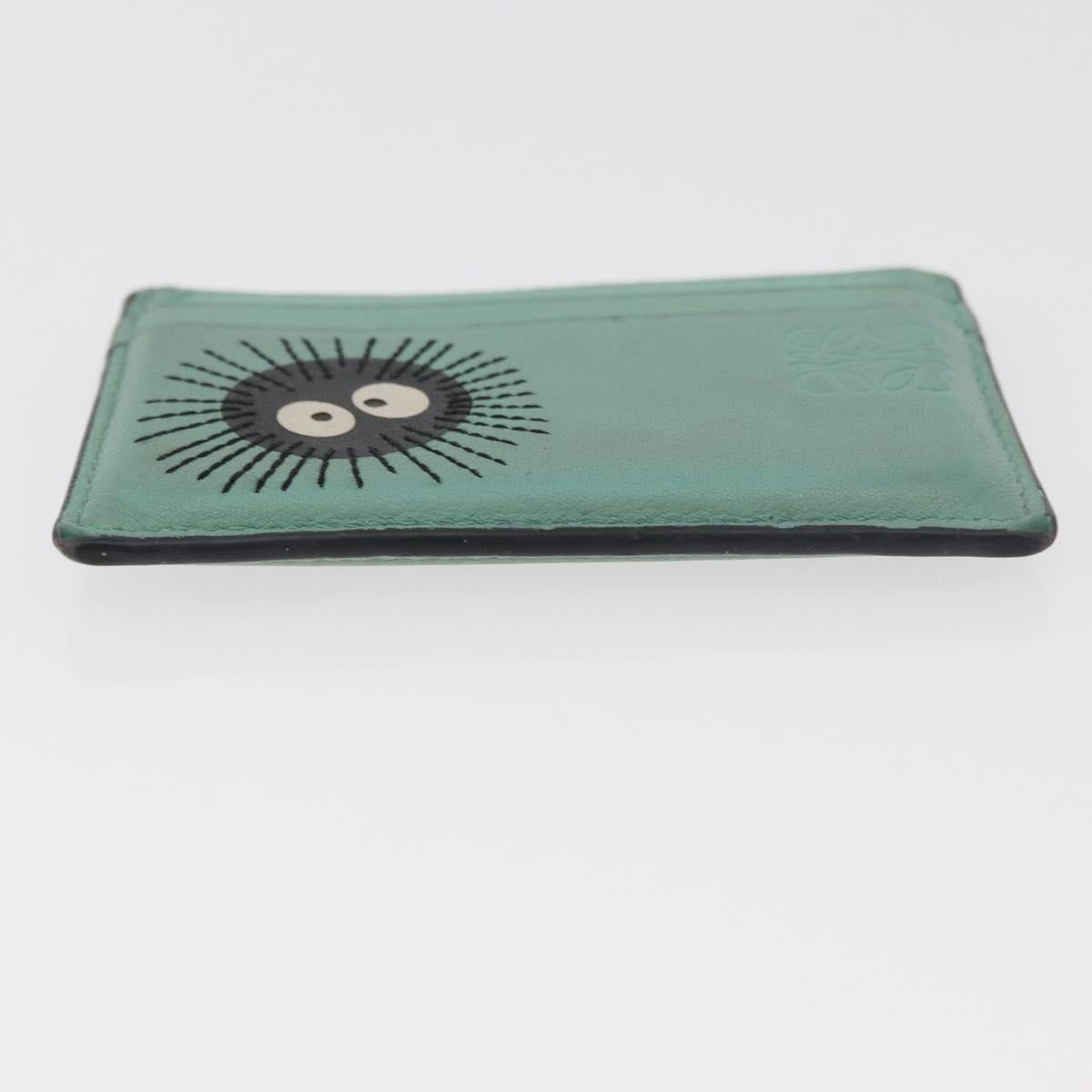 LOEWE × Studio Ghibli Susuwatari Spirited Away Card Case Leather Auth 167363M