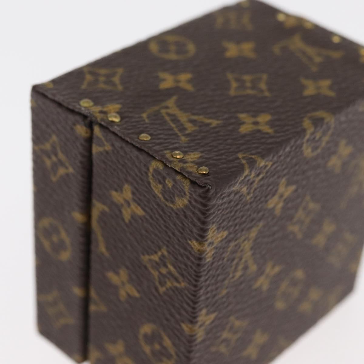 LOUIS VUITTON Monogram Case Eccrine Declaration Jewelry Box M21010 Auth 167372M