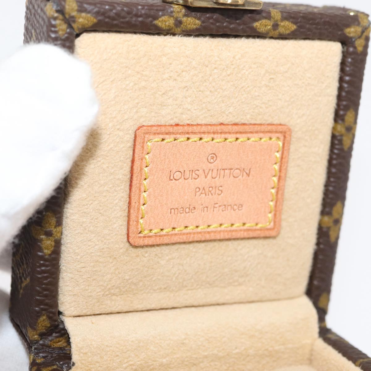 LOUIS VUITTON Monogram Case Eccrine Declaration Jewelry Box M21010 Auth 167372M