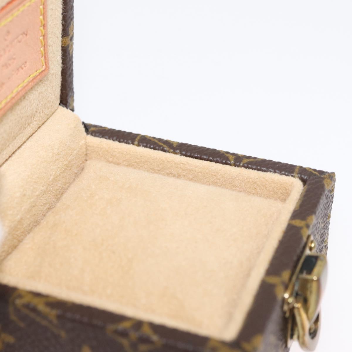LOUIS VUITTON Monogram Case Eccrine Declaration Jewelry Box M21010 Auth 167372M