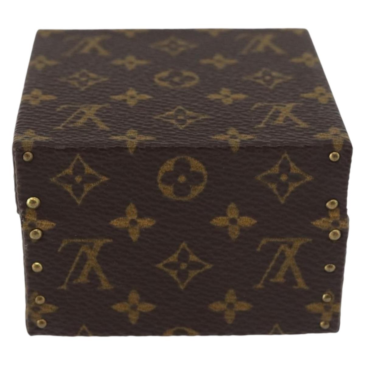 LOUIS VUITTON Monogram Case Eccrine Declaration Jewelry Box M21010 Auth 167372M