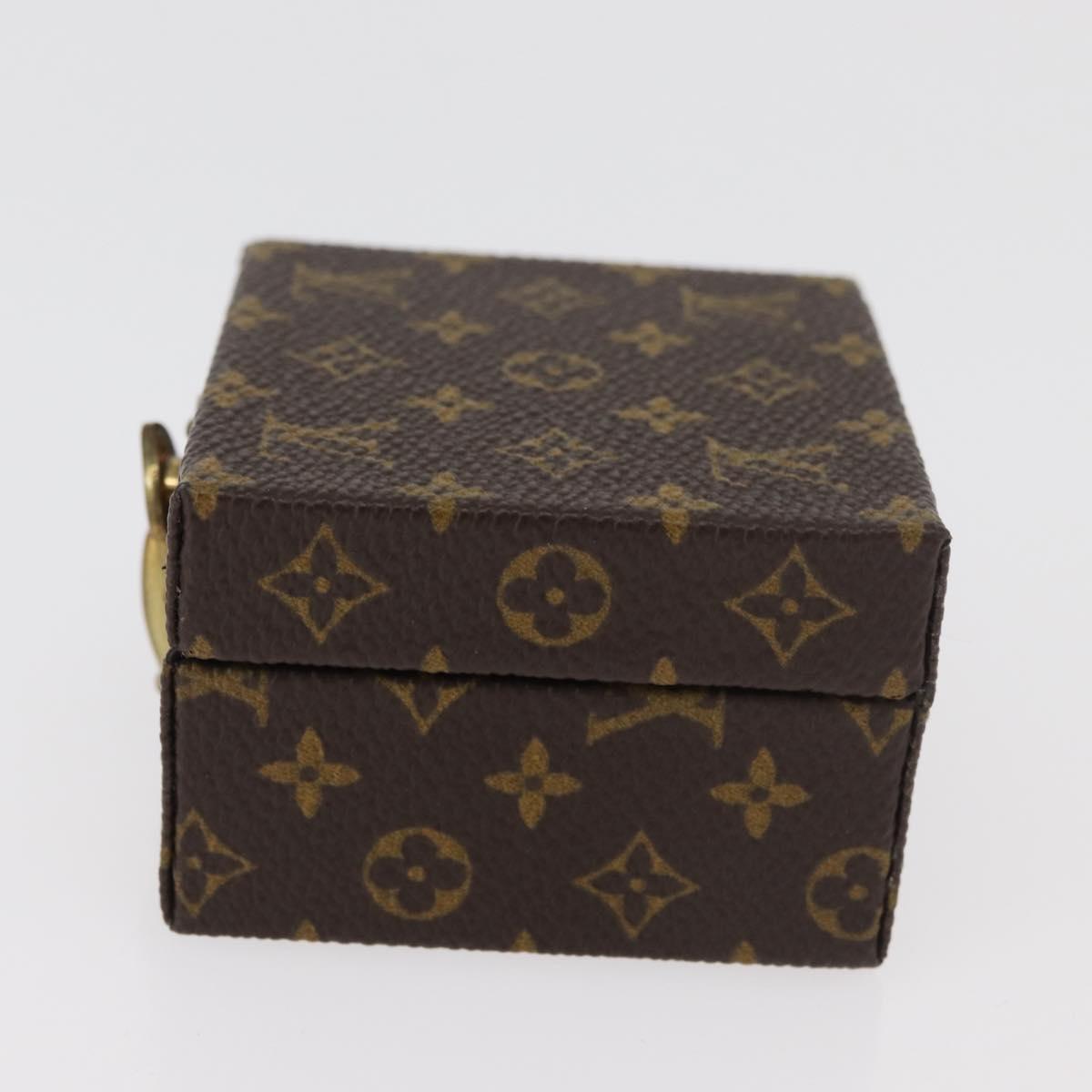 LOUIS VUITTON Monogram Case Eccrine Declaration Jewelry Box M21010 Auth 167372M