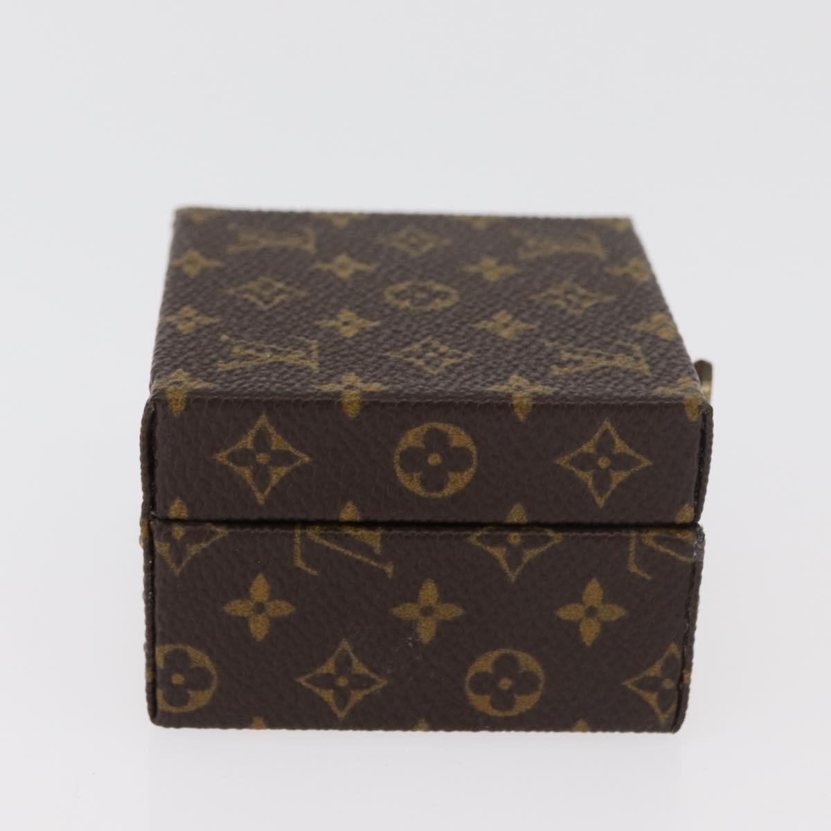 LOUIS VUITTON Monogram Case Eccrine Declaration Jewelry Box M21010 Auth 167372M