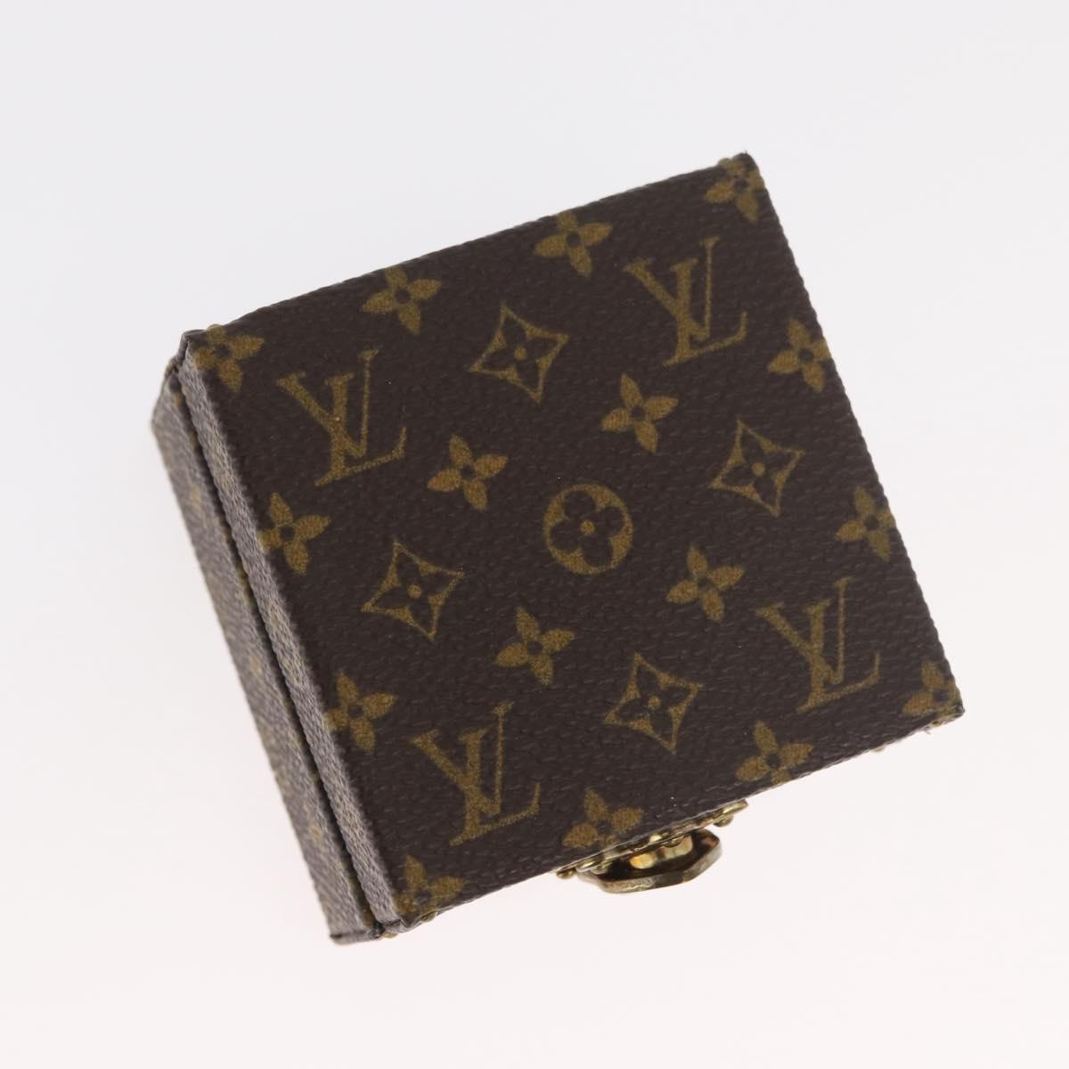LOUIS VUITTON Monogram Case Eccrine Declaration Jewelry Box M21010 Auth 167372M
