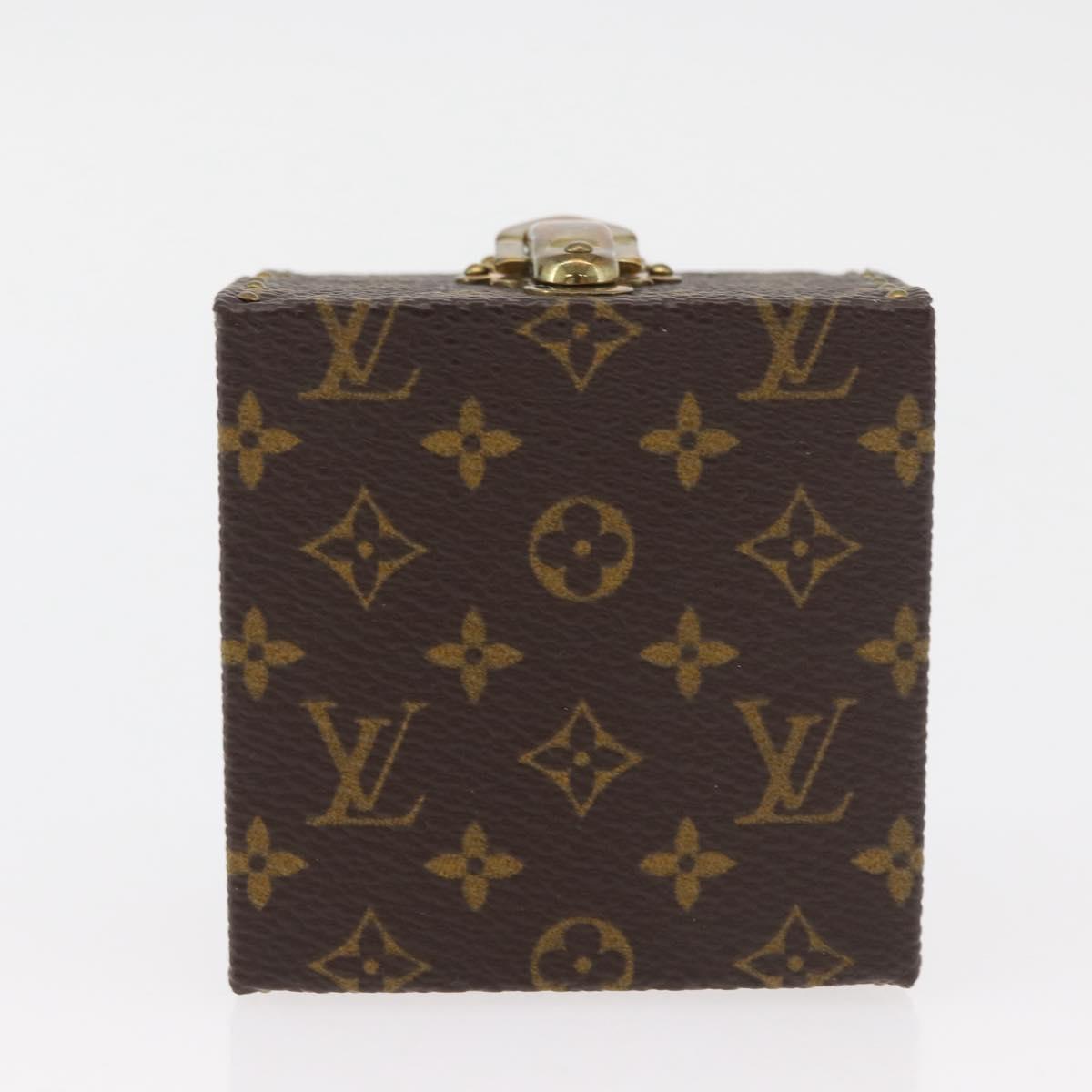 LOUIS VUITTON Monogram Case Eccrine Declaration Jewelry Box M21010 Auth 167372M