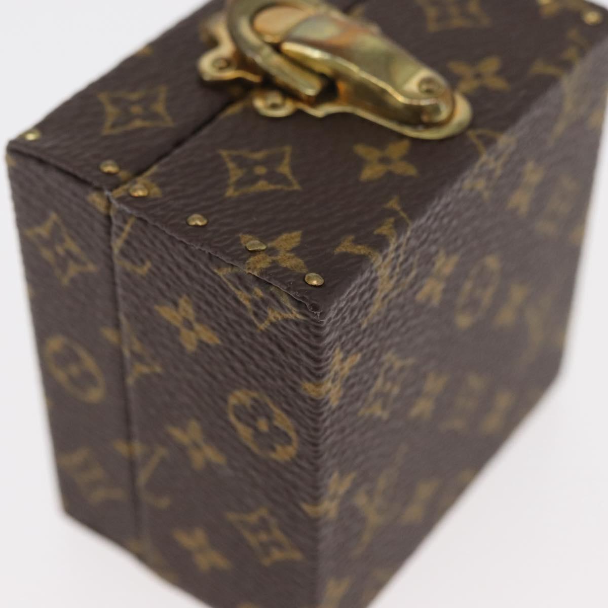LOUIS VUITTON Monogram Case Eccrine Declaration Jewelry Box M21010 Auth 167372M