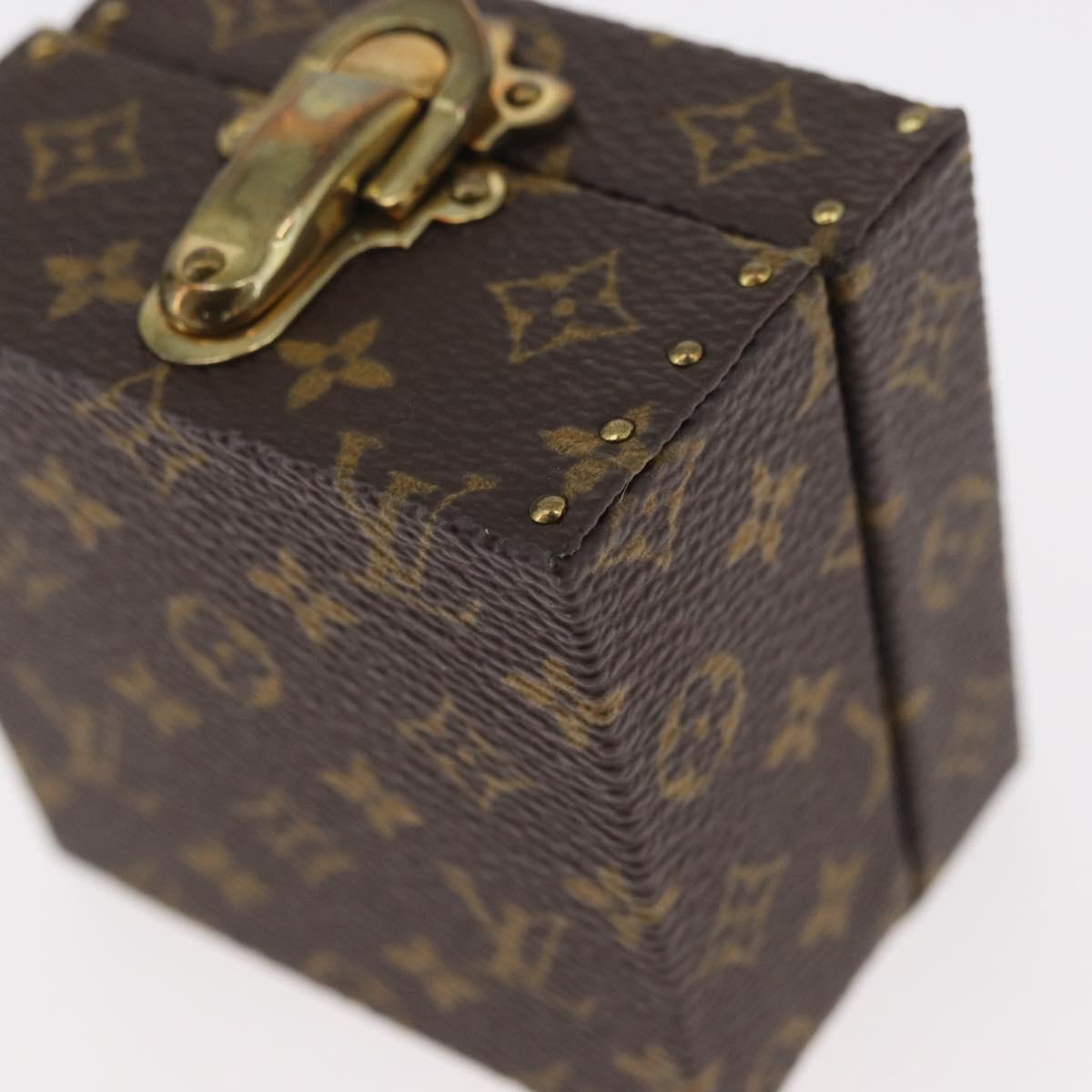 LOUIS VUITTON Monogram Case Eccrine Declaration Jewelry Box M21010 Auth 167372M