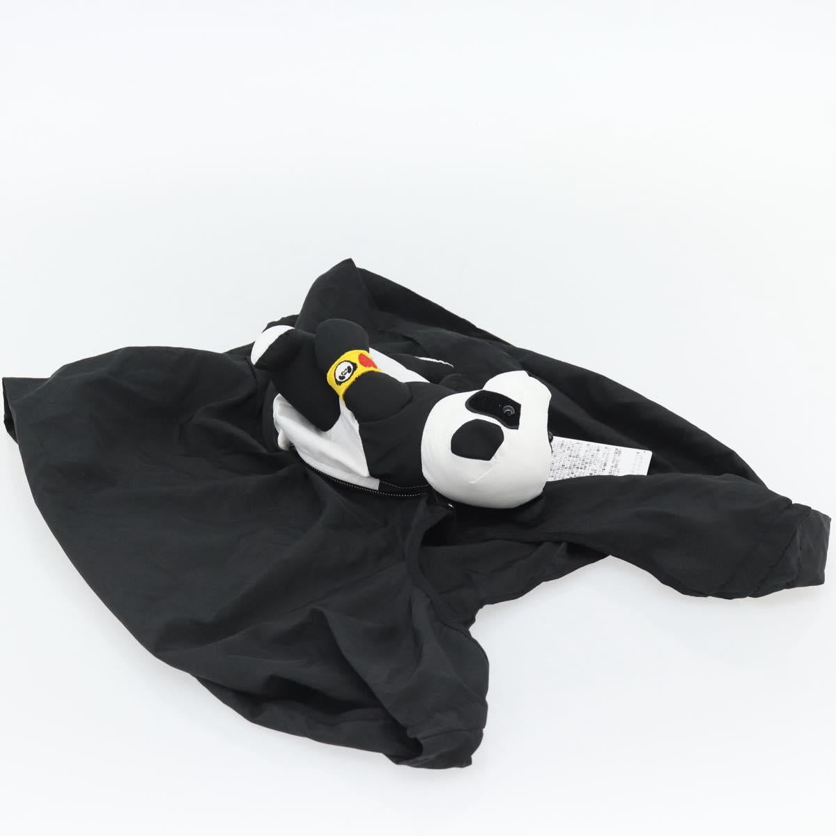 DOLCE&GABBANA D&G x Jujutsu Kaisen Eco Bag Panda Bag Nylon Black Auth 167375M