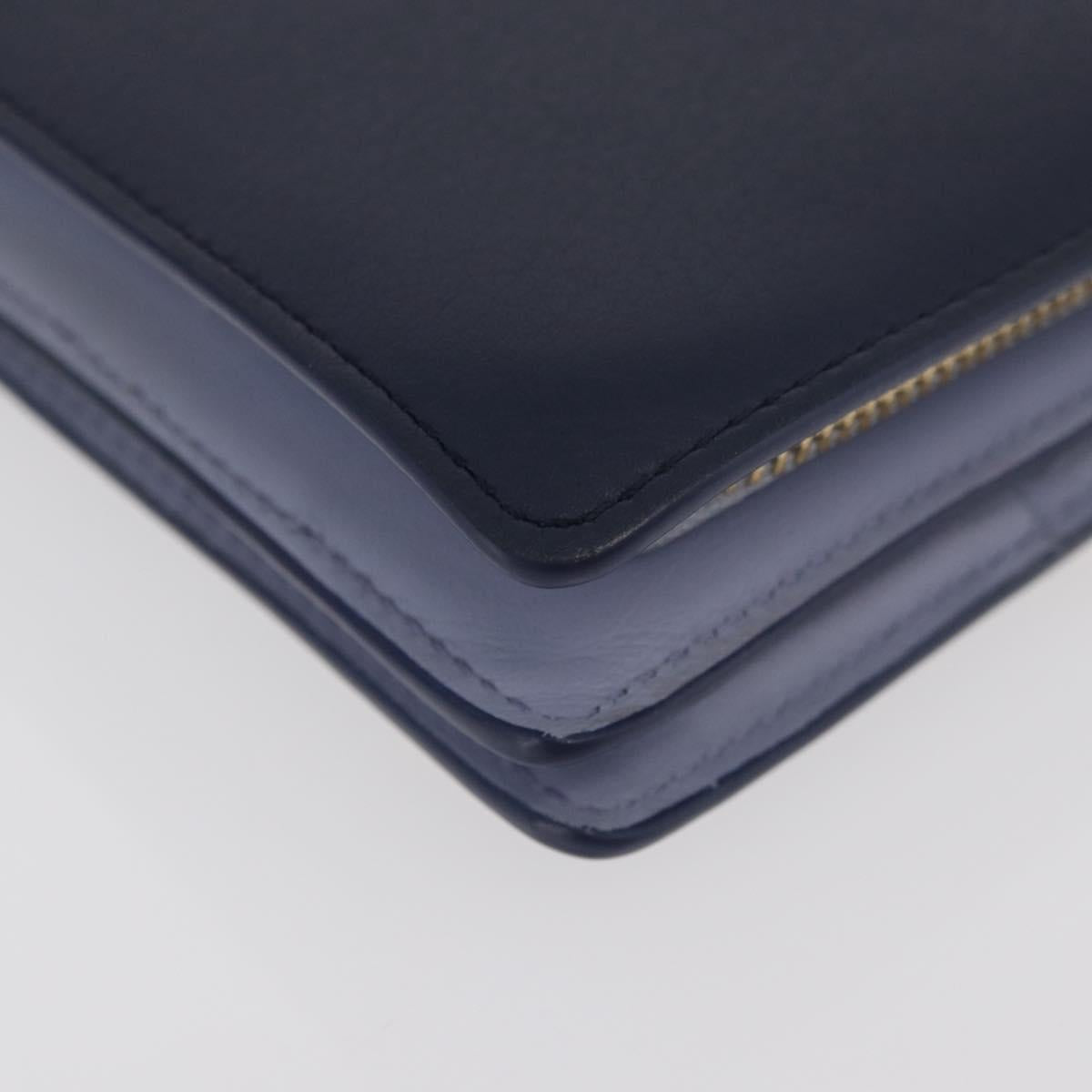 LOEWE × Studio Ghibli Howl's Moving Castle Wallet Leather Navy Auth 167377SM