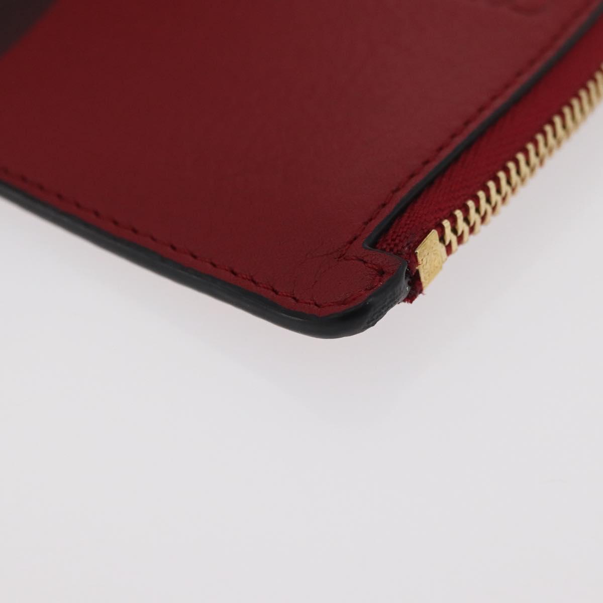 LOEWE × Studio Ghibli Spirited Away Kaonashi Card Case Red Gold Auth 167382SM