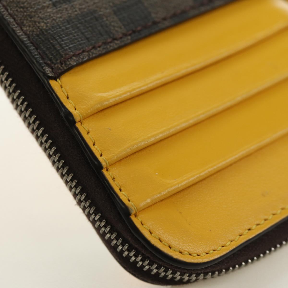 FENDI x FRGMT x POKÉMON Zucca Canvas Dragonfly Coin Purse Black Auth 167396M