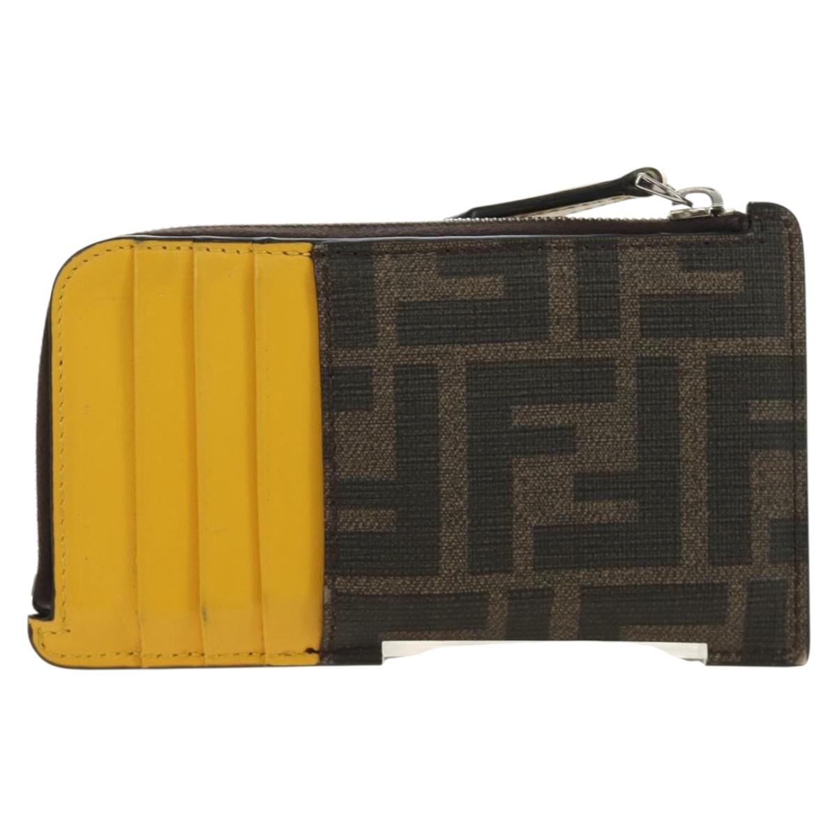 FENDI x FRGMT x POKÉMON Zucca Canvas Dragonfly Coin Purse Black Auth 167396M