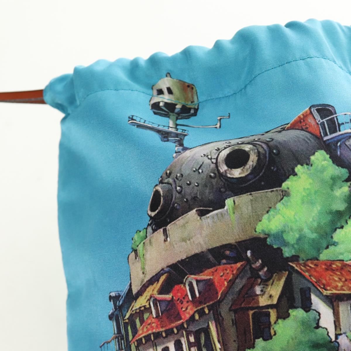 LOEWE Studio Ghibli Collaboration Howl's Moving Castle Nylon Blue Auth 167403SAM