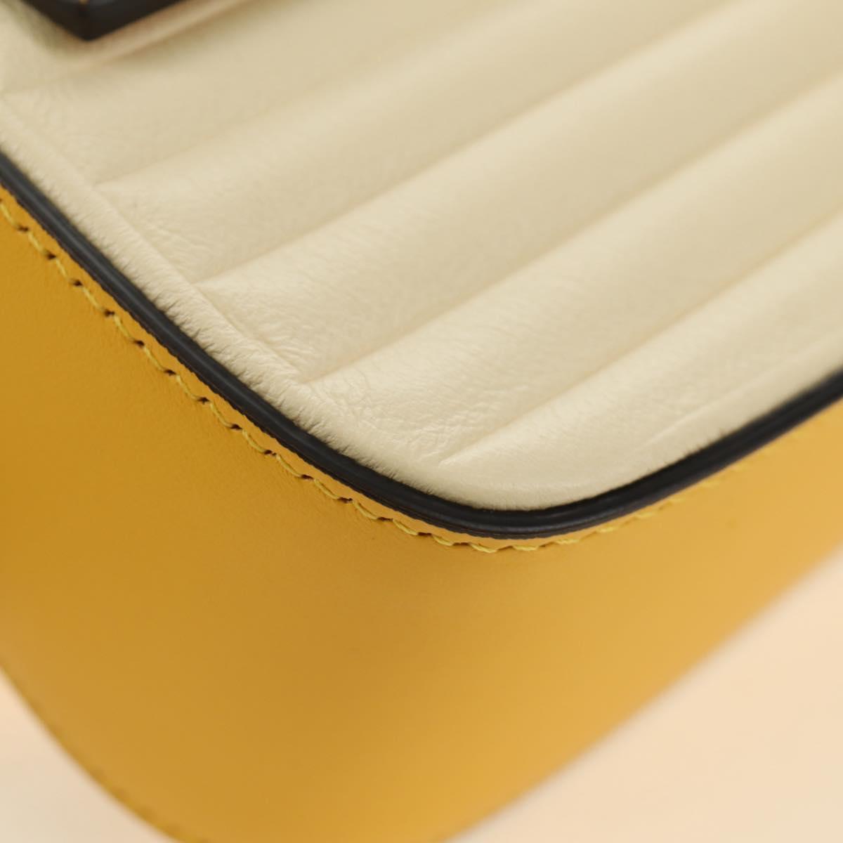 FENDI Dragonite FENDIxFRGMTxPOKÉMON Mamma Baguette Bag Leather Auth 167404SM