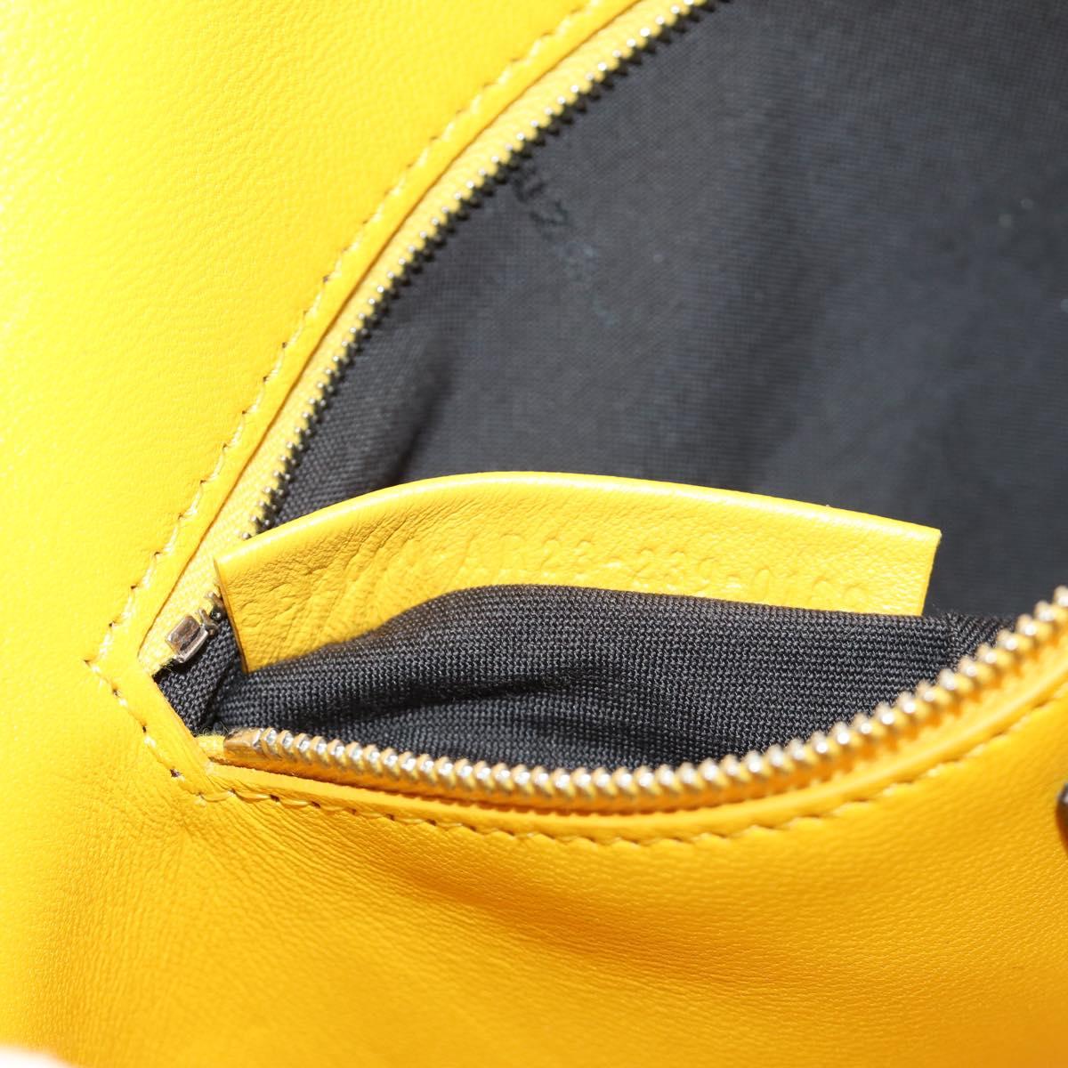 FENDI Dragonite FENDIxFRGMTxPOKÉMON Mamma Baguette Bag Leather Auth 167404SM