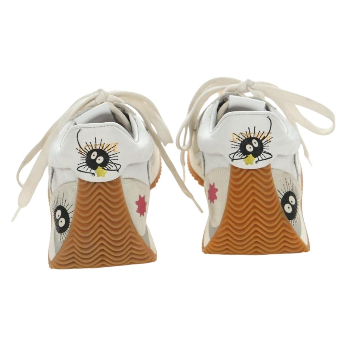 LOEWE × Studio Ghibli Susuwatari Spirited Away Sneakers White Auth 167405SAM