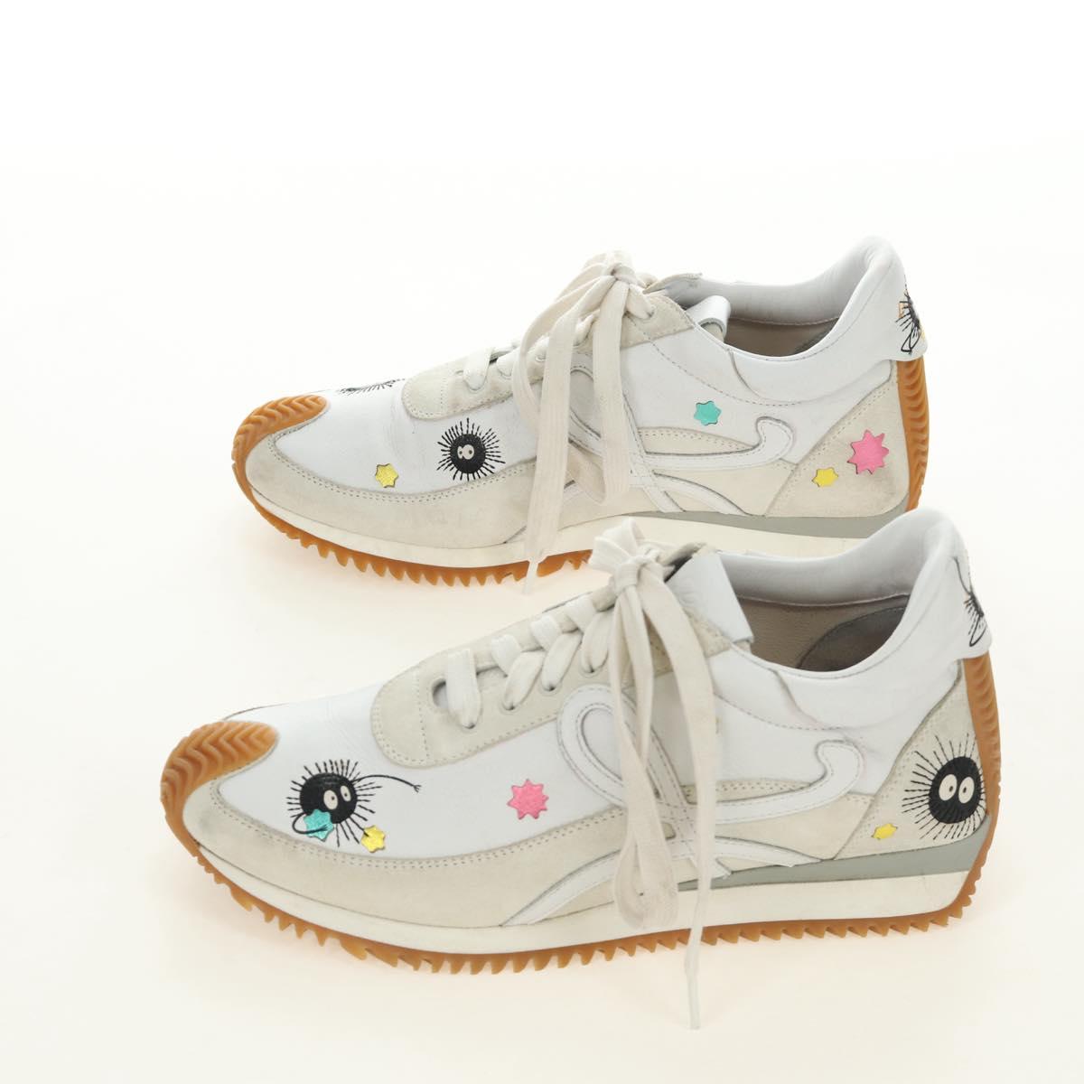 LOEWE × Studio Ghibli Susuwatari Spirited Away Sneakers White Auth 167405SAM