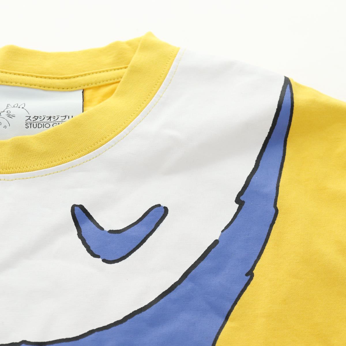 LOEWE × Ghibli Totoro T-Shirt Medium Totoro Cotton Yellow Auth 167432SM